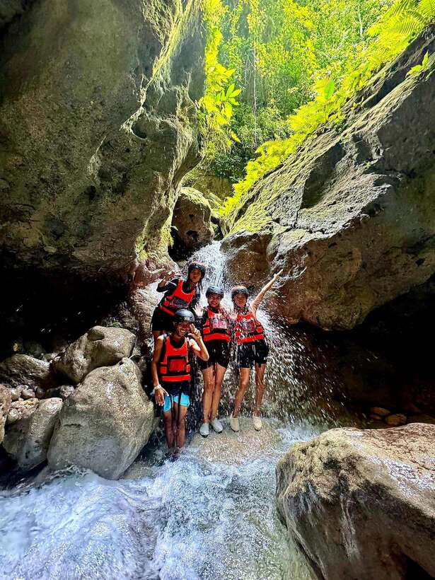 Moalboal: Kawasan Canyoneering with Lunch & Free Transfers - Through the canyon: water, rock, and forest