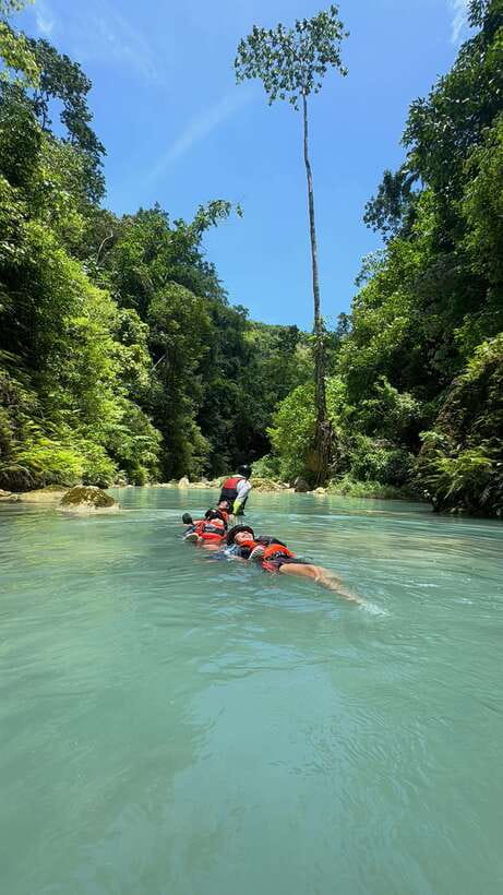 Oslob Whale Shark Swimming & Kawasan Falls Canyoneering - The meal break between sea and falls