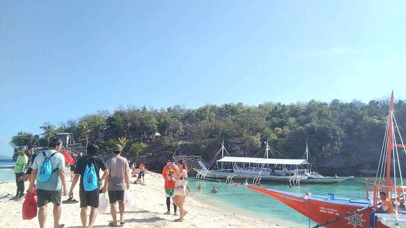 Oslob: Whaleshark Watching, Tumalog Falls & Sumilon Island - Tumalog Falls after the marine encounter