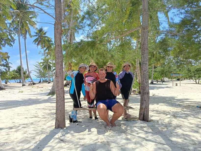 PALAWAN: Balabac Island Hopping with Full board Meals - Onok Island, sea turtles, and the sea wall