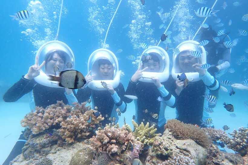 Panglao: Helmet Diving Experience with Photos and Videos - Starting at Alona Beach with VIAJE