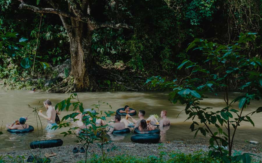 Riverside Jungle Trip & Sunset Boat Party by Haqqy Life - Games, challenges, and the social engine of the tour