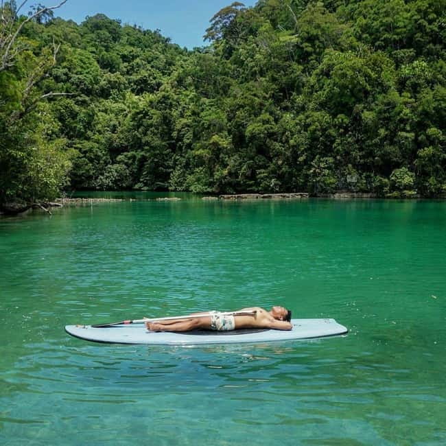 Siargao:Lagoon,Cave Rock Pool, w/Lunch & Transfer - Maasin River offers Siargao’s famous palm swing