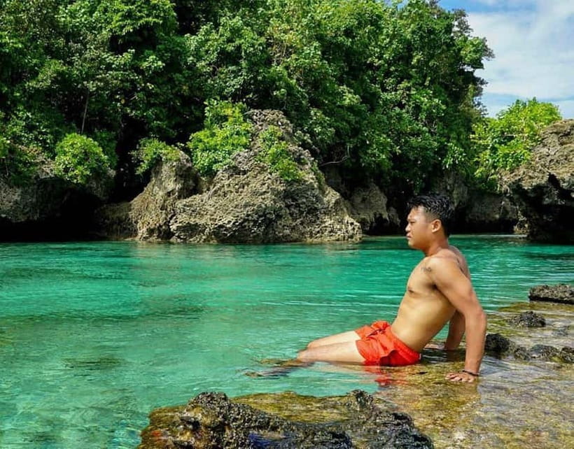 Siargao:Lagoon,Cave Rock Pool, w/Lunch & Transfer - Lunch breaks up the long day