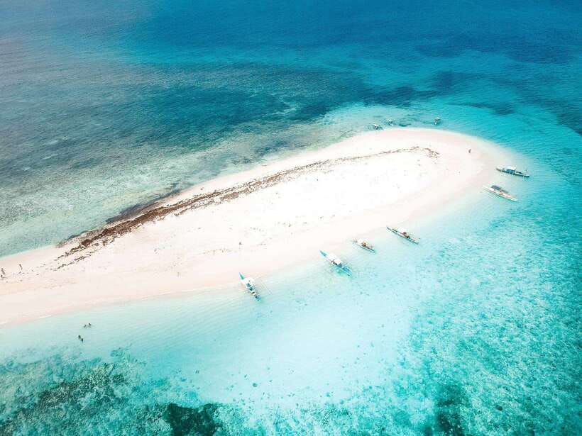 Siargao Tour A (shared tour) - Daku Island brings the shade and the long beach stop