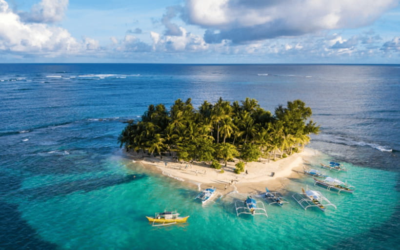 Siargao Tour G (Private Tour) - Naked Island brings open space and simple beauty