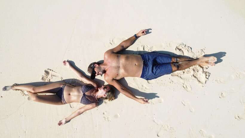 Siargao:Tri Island Hopping Naked Island, Daku, Guyam w/Lunch - Naked Island: sun, sand, and almost no shade
