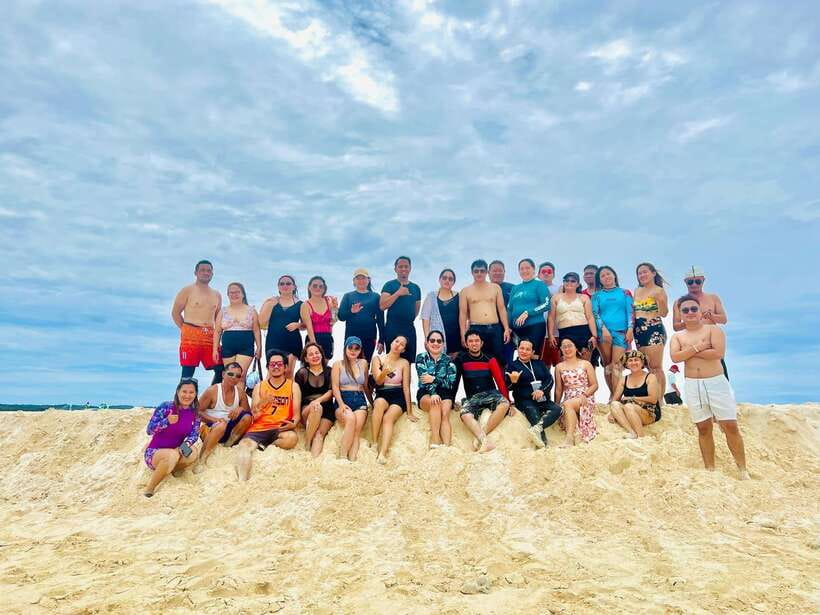 Tri island tour: Naked Island, Daku Island and Guyman Island - The 30-minute tuk-tuk ride from General Luna