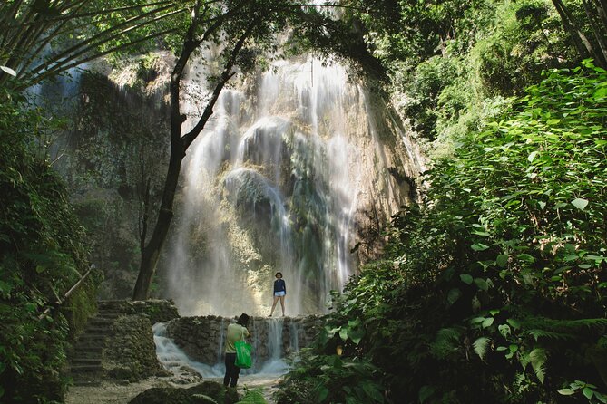 Whale Shark Encounter and Tumalog Waterfalls Tour - Tumalog Falls after the saltwater